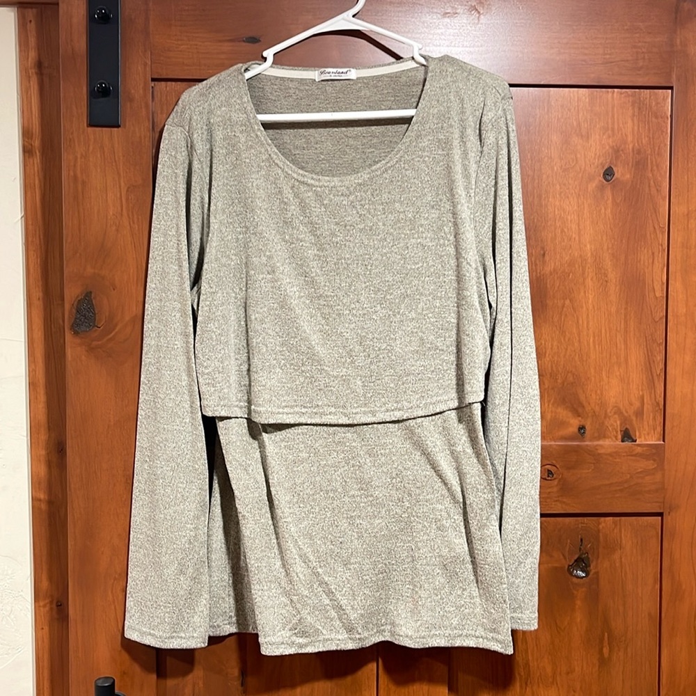 Nursing Long Sleeve Shirt